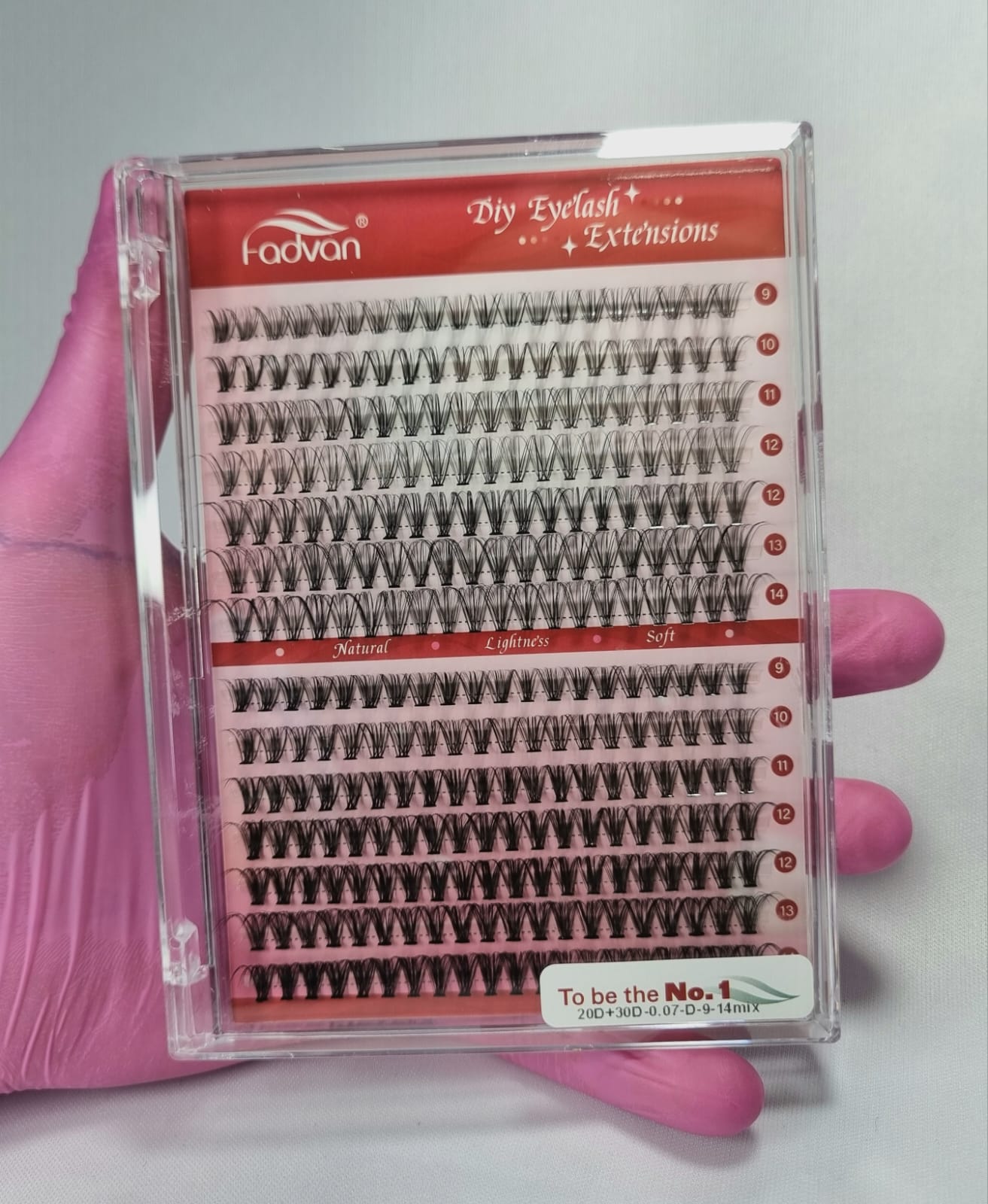 CILIOS FADVAN TUFOS 20D+30D 0.07 MIX 9-14 INVILA - Tudo para unhas em gel