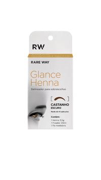 HENNA GLANCE CASTANHO ESCURO 3,5 G INVILA - Tudo para unhas em gel
