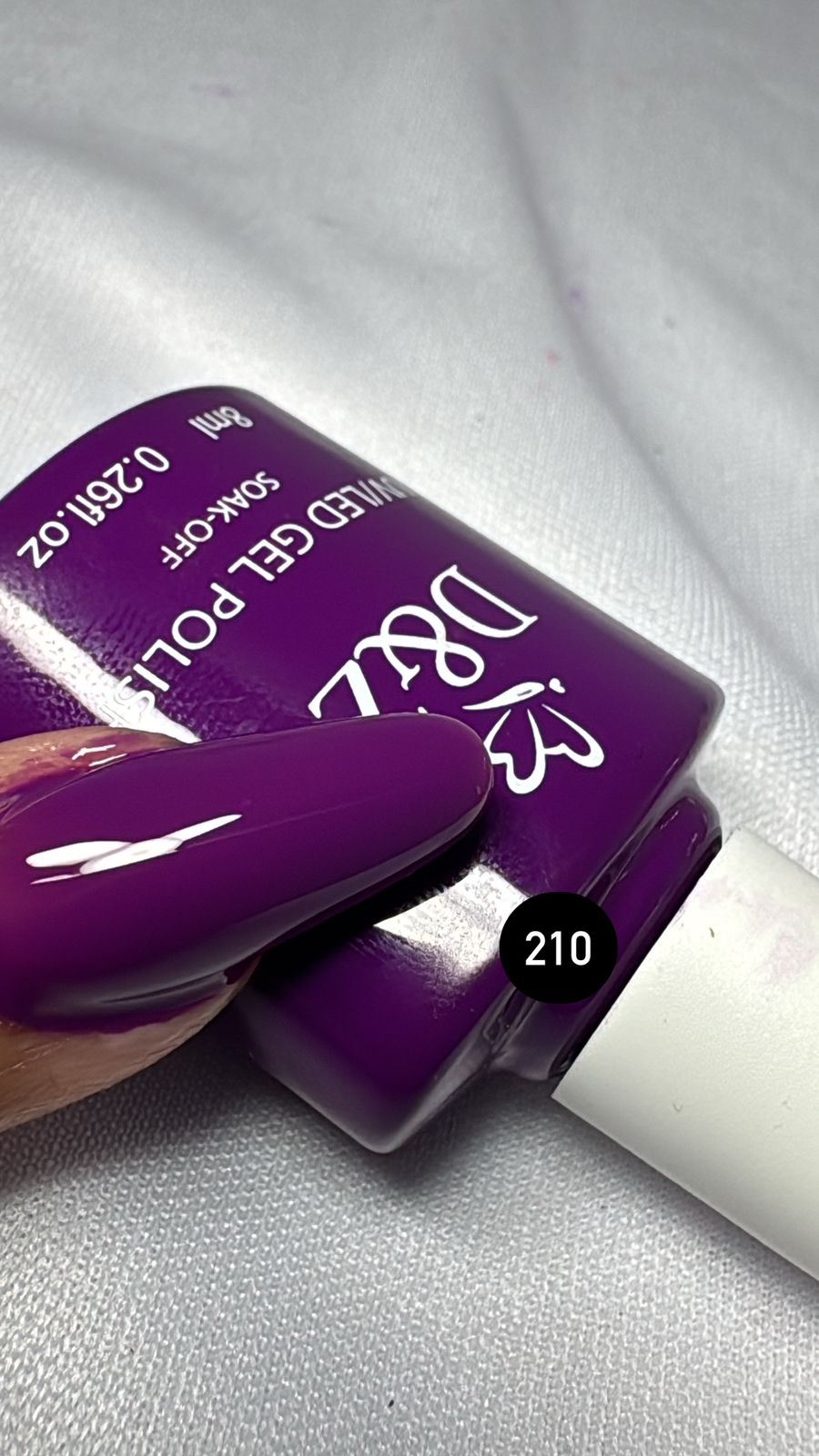 ESMALTE D&Z GEL POLISH 210 8ML INVILA - Tudo para unhas em gel