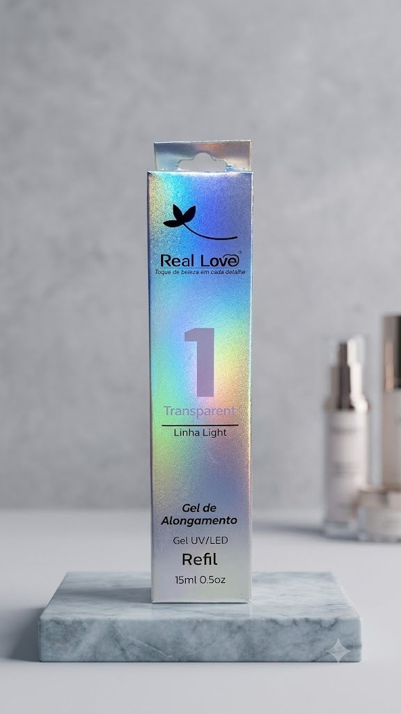 GEL REFIL 1 TRANSPARENTE 15ML – REAL LOVE