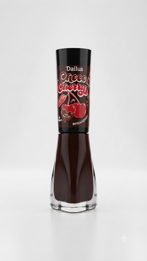 ESMALTE 8ML CHOCO CHERRY BRIGADEIRAO - DAILUS QUERIDINHOS