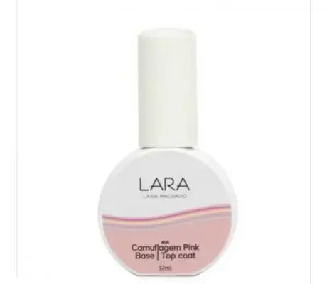 TOP COAT CAMUFLAGEM PINK 12ML INVILA - Tudo para unhas em gel