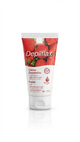 CREME DEPILATORIO FACIAL MORANGO 50G - DEPILFLAX