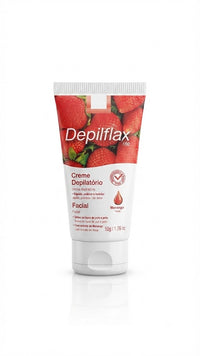 CREME DEPILATORIO FACIAL MORANGO 50G - DEPILFLAX
