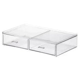 CAIXA ORGANIZADORA COM 02 GAVETAS 31,5X18,5X7 CM INVILA - Tudo para unhas em gel