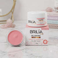 GEL PINK GLAMOUR 25G MOLDE F1 LED/UV - BRILIA