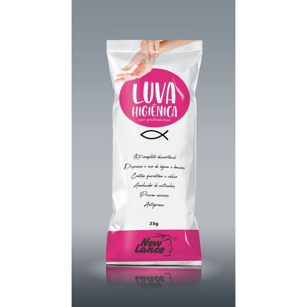 LUVAS HIGIÊNICA C/ HIDRATANTE  -NEW LANCE INVILA - Tudo para unhas em gel