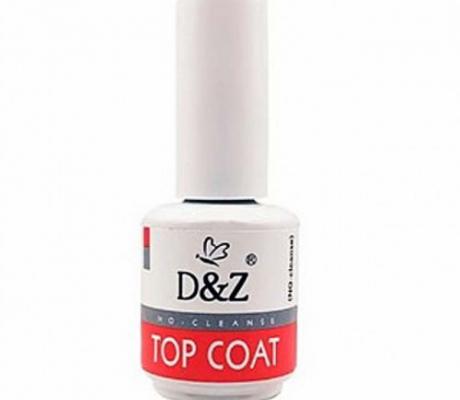 TOP COAT- D&Z 15 Ml INVILA - Tudo para unhas em gel