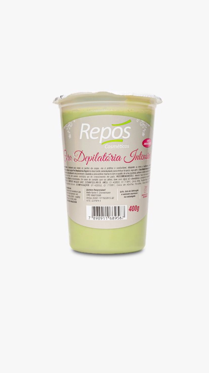 CERA DEPILÁTORIA INTENSIVE 400G -REPOS INVILA - Tudo para unhas em gel