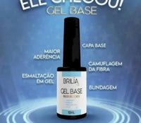 GEL BASE BRILIA NAI -10ML INVILA - Tudo para unhas em gel