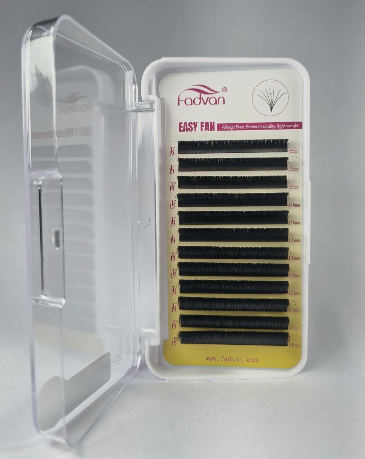 CILIO FADVAN LASHES EASY FAN 0.07 D 8-14 MIX INVILA - Tudo para unhas em gel