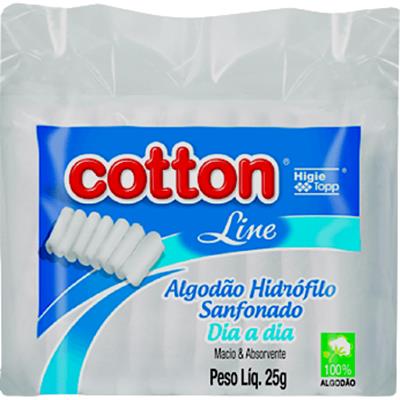 ALGODÃO HIDRÓFILO SANFONADO 25G - COTTON INVILA - Tudo para unhas em gel