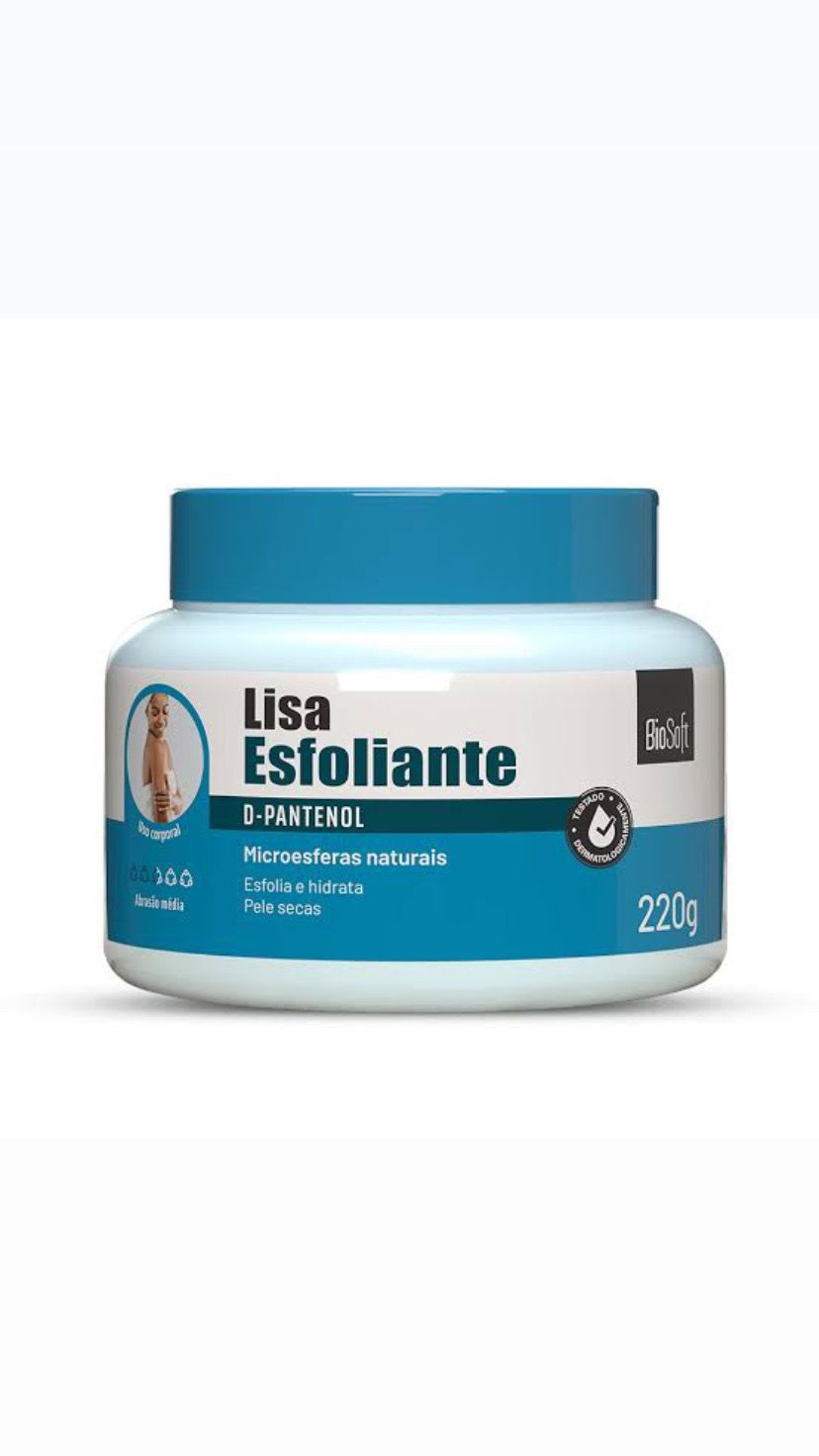 CREME ESFOLIANTE D PANTENOL 220G -BIOSOFT INVILA - Tudo para unhas em gel