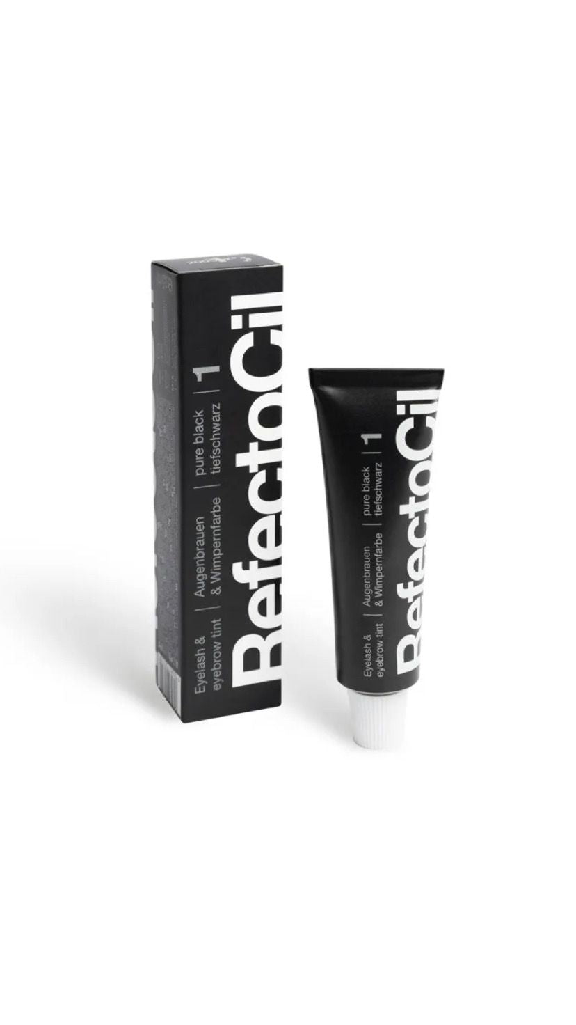 TINTURA DE CÍLIOS E SOBRANCELHA PRETO 15ML  -REFECTOCIL INVILA - Tudo para unhas em gel