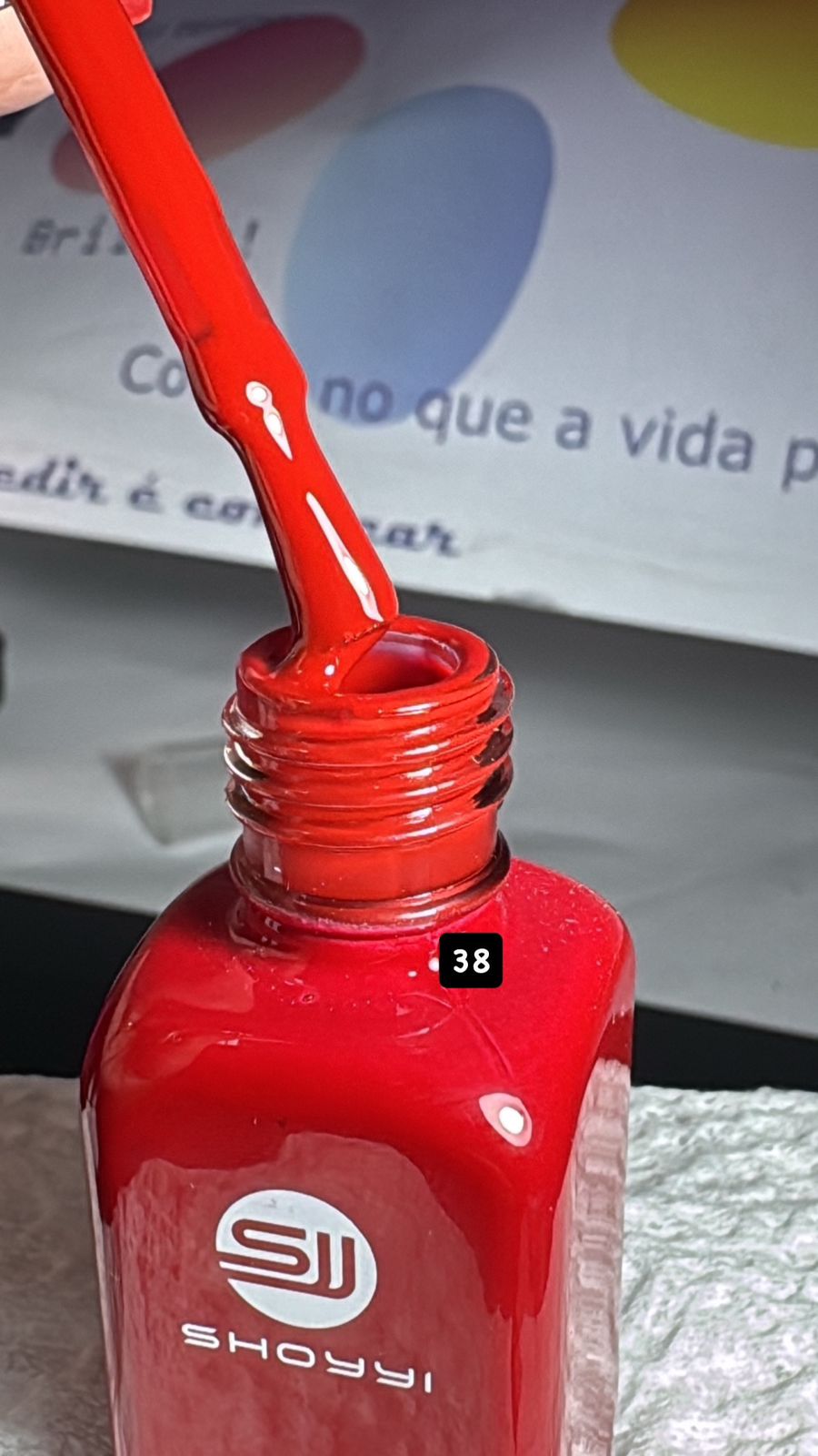 ESMALTE SHOYYI GEL POLISH 10 Ml- 38 INVILA - Tudo para unhas em gel