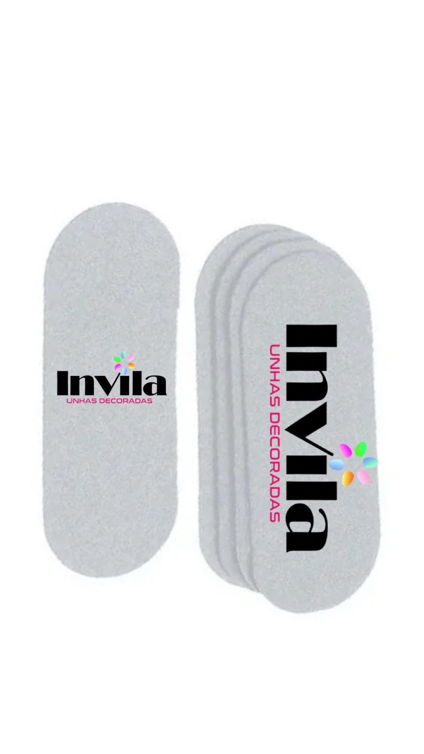 LIXA REFIL BRANCO 50UND 13X5CM - INVILA INVILA - Tudo para unhas em gel