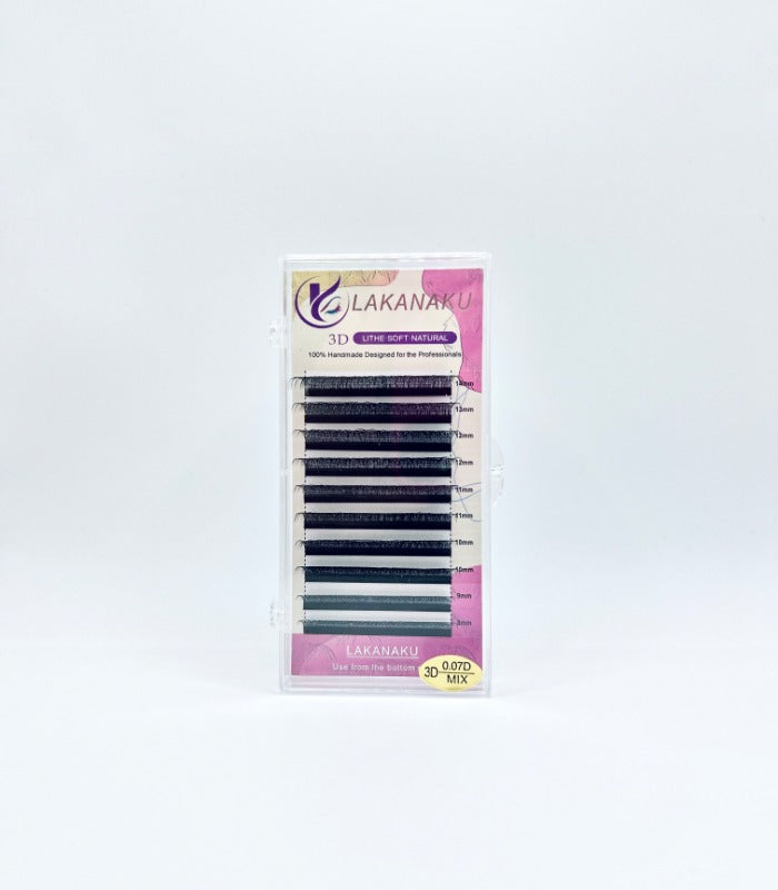 CILIOS LAKANAKU 3D 0.07D MIX 8-14MM INVILA - Tudo para unhas em gel