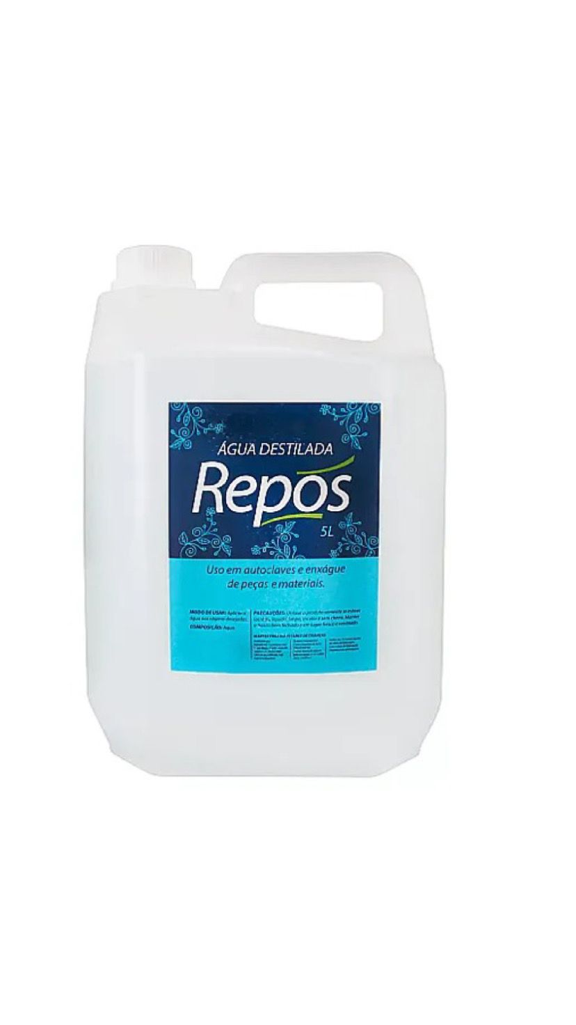 AGUA DESTILADA 5L -REPOS INVILA - Tudo para unhas em gel