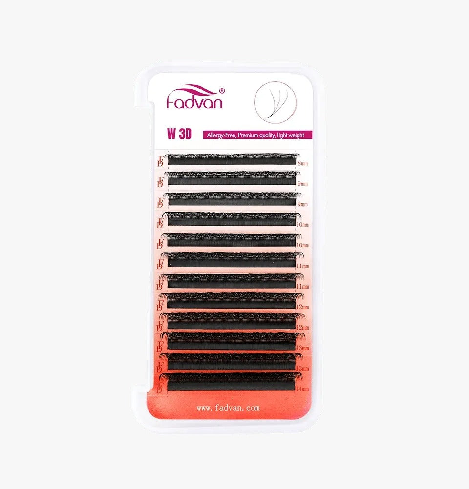 CILIOS FADVAN LASHES 3DW 0.07D MIX 8-14mm INVILA - Tudo para unhas em gel