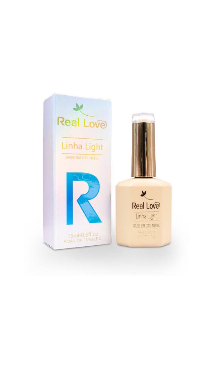 BASE EM GEL NUDE 6 LINHA LIGHT 15ml - REAL LOVE INVILA - Tudo para unhas em gel