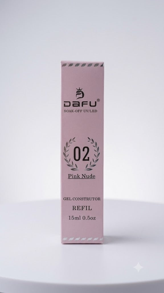 GEL CONSTRUTOR REFIL 02 PINK NUDE 15ML - DAFU