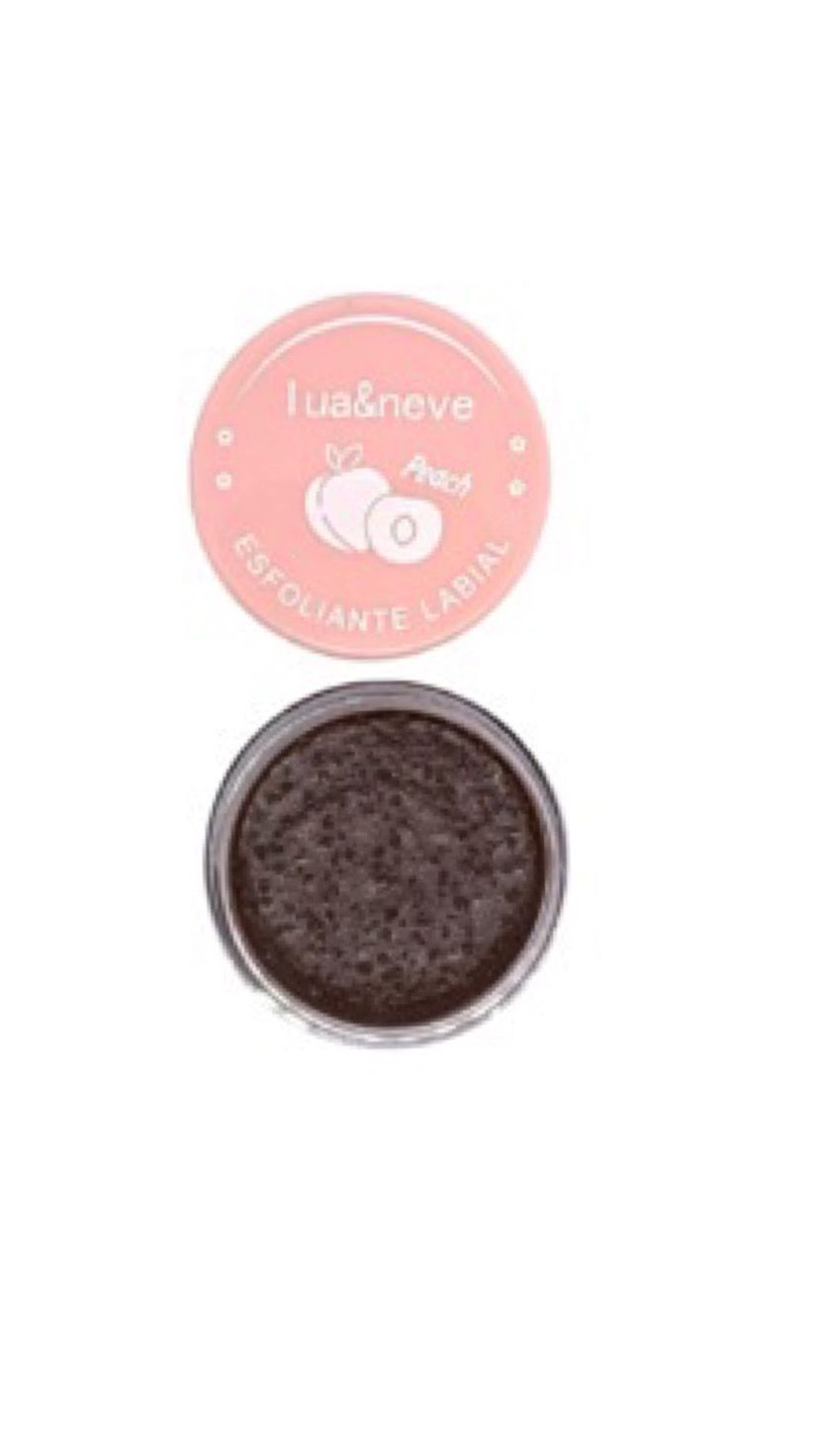 Esfoliante Hidratante Labial Peach Lua & Neve Cor 03 11g INVILA - Tudo para unhas em gel