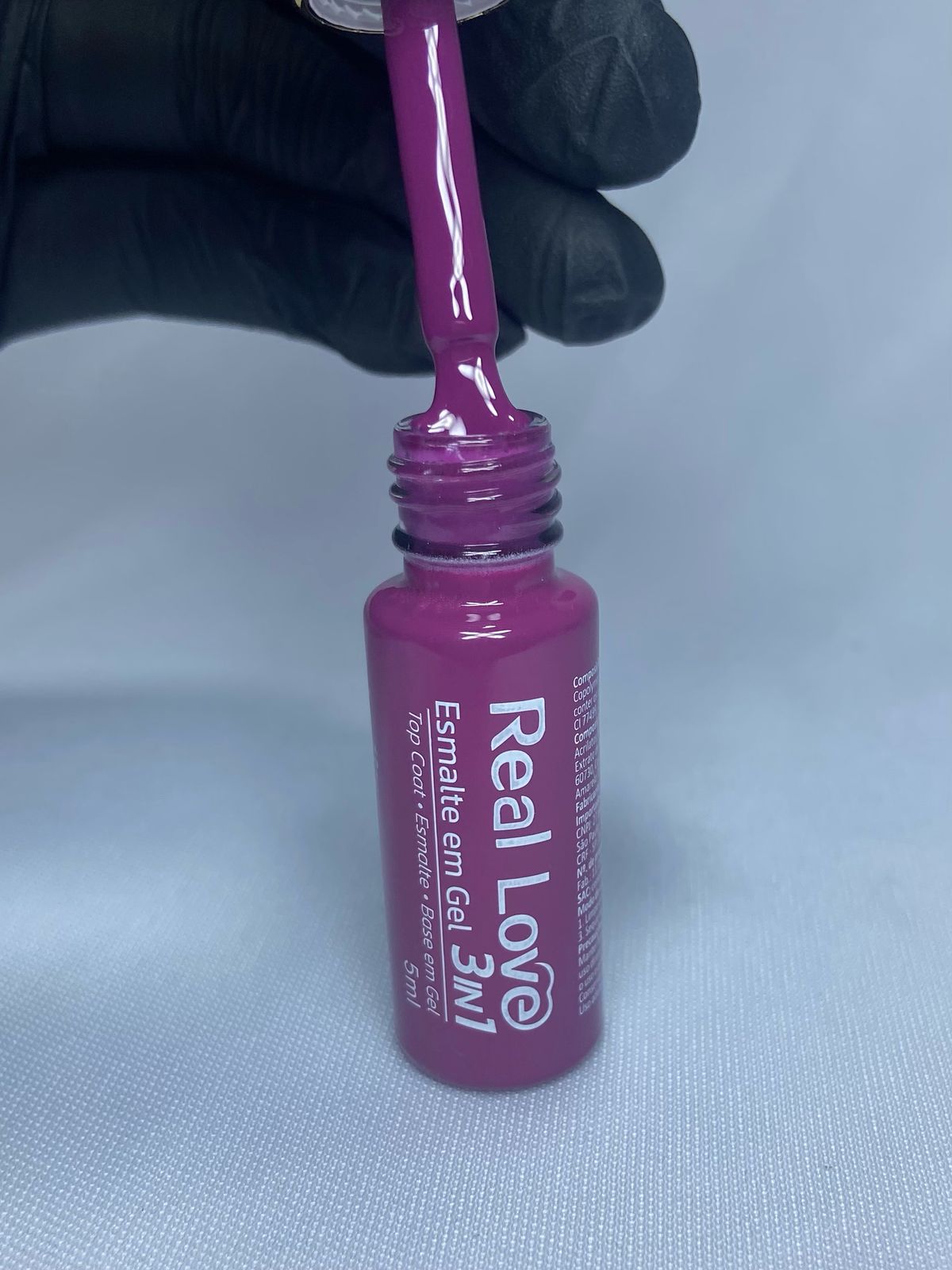 ESMALTE EM GEL 3 EM 1 REAL LOVE 35- 5 ML INVILA - Tudo para unhas em gel