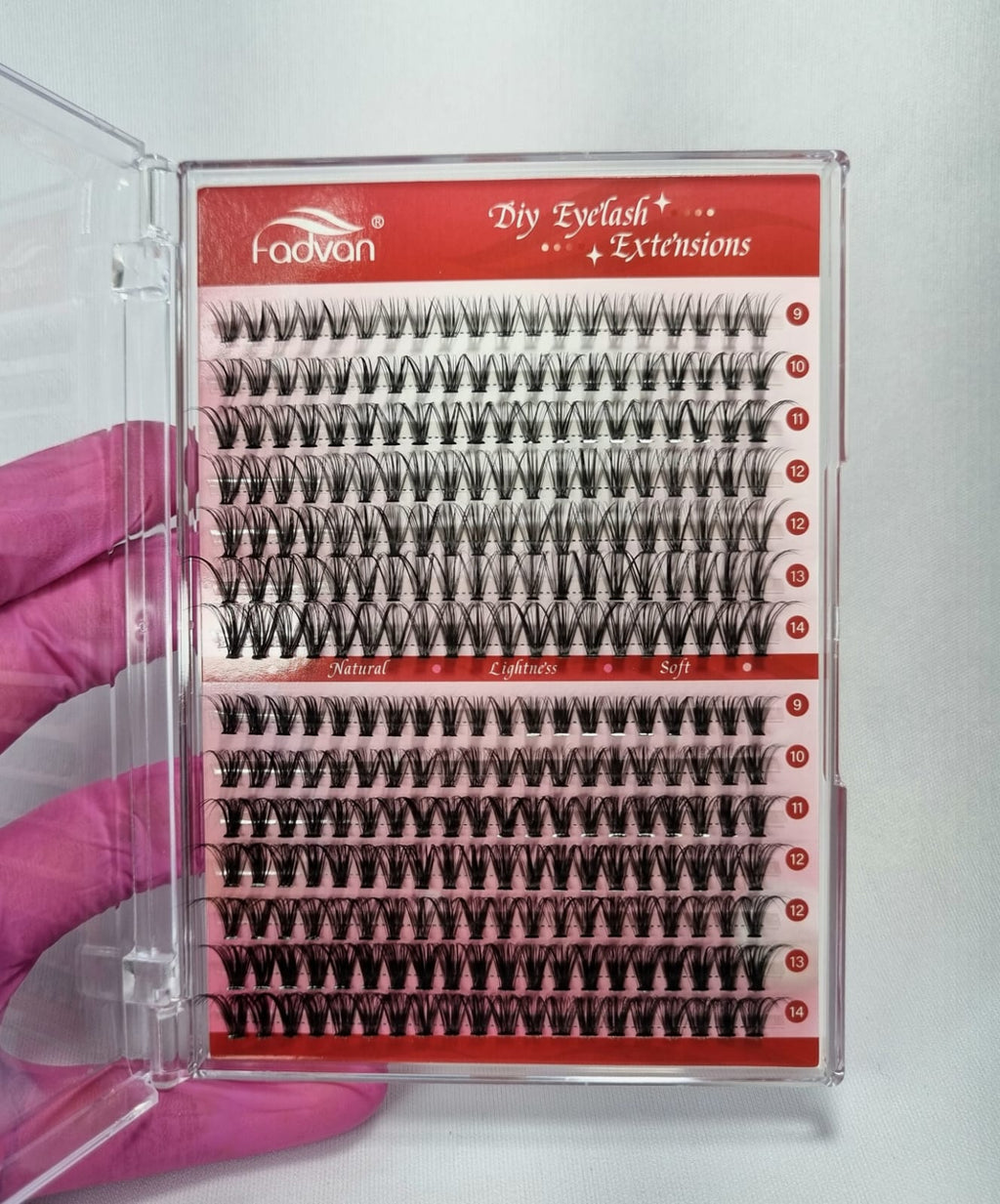 CILIOS FADVAN TUFOS 30D+40D 0.07 MIX 9-14 INVILA - Tudo para unhas em gel
