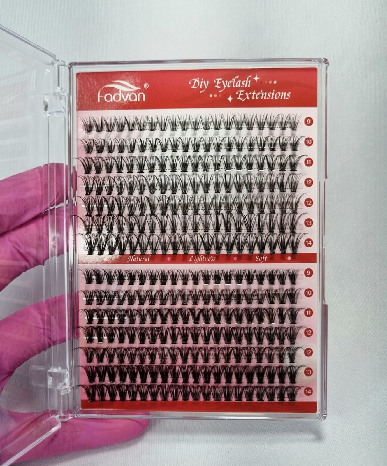 CILIOS FADVAN TUFOS 30D+40D 0.07 MIX 9-14 INVILA - Tudo para unhas em gel