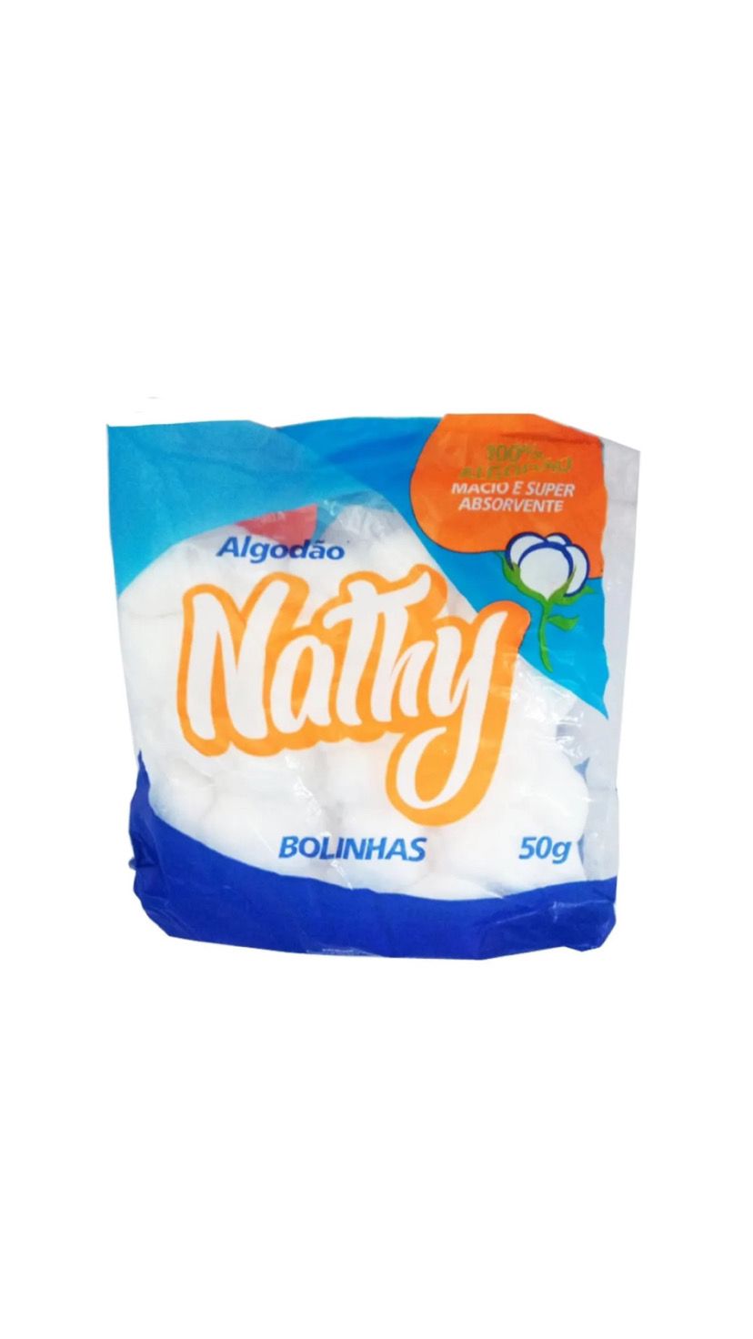 ALGODÃO BOLINHAS 50G -NATHY INVILA - Tudo para unhas em gel