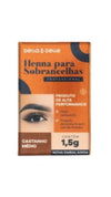 HENNA CASTANHO MÉDIO 1,5G –DELLA&DELLE INVILA - Tudo para unhas em gel