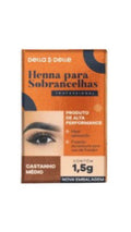HENNA CASTANHO MÉDIO 1,5G –DELLA&DELLE INVILA - Tudo para unhas em gel