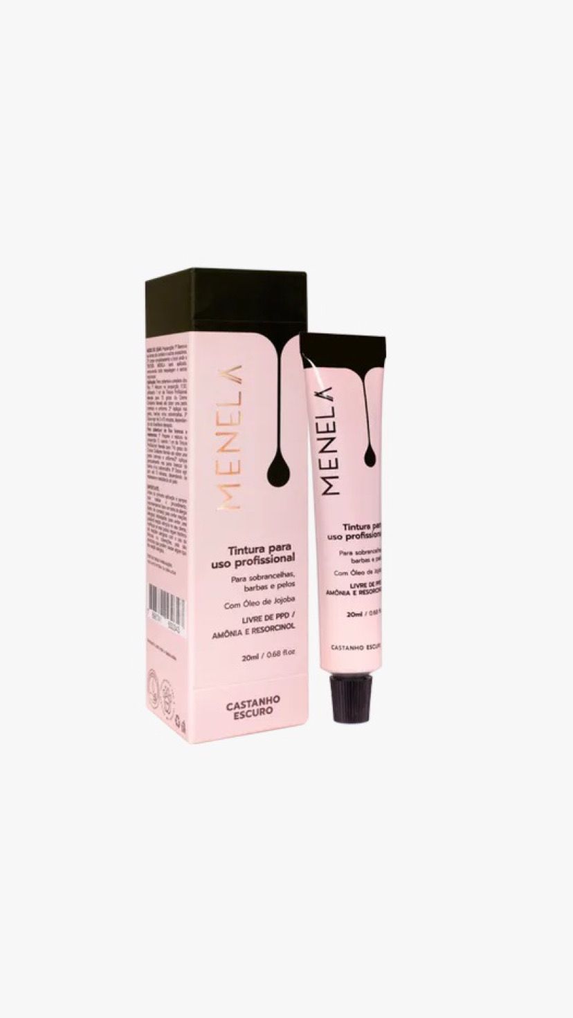 TINTURA MENELA CASTANHO ESCURO 20ML INVILA - Tudo para unhas em gel
