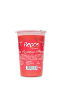 CERA DEPILATORIA MORANGO 400G -REPOS INVILA - Tudo para unhas em gel