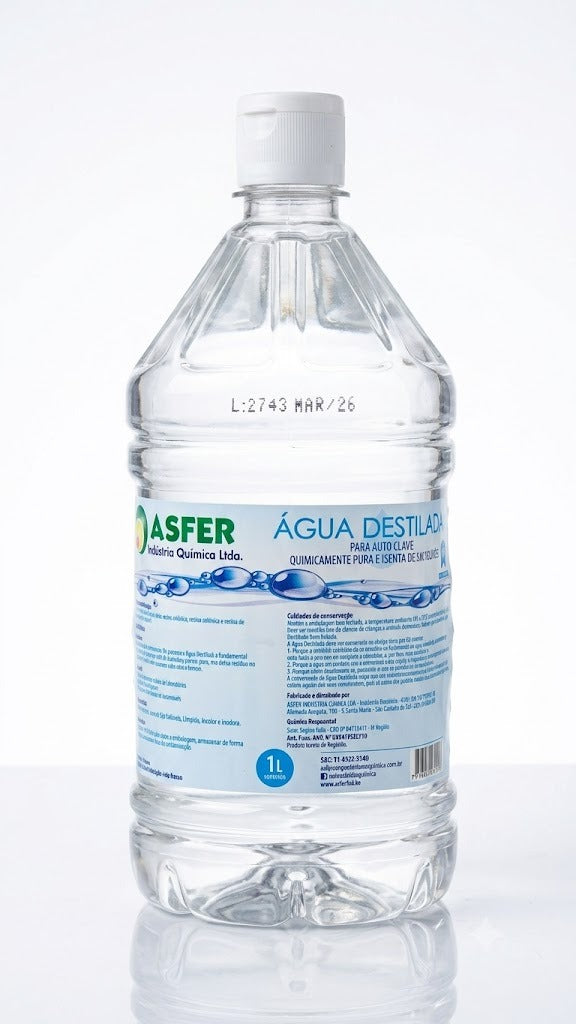 ÁGUA DESTILADA 1L - ASFER