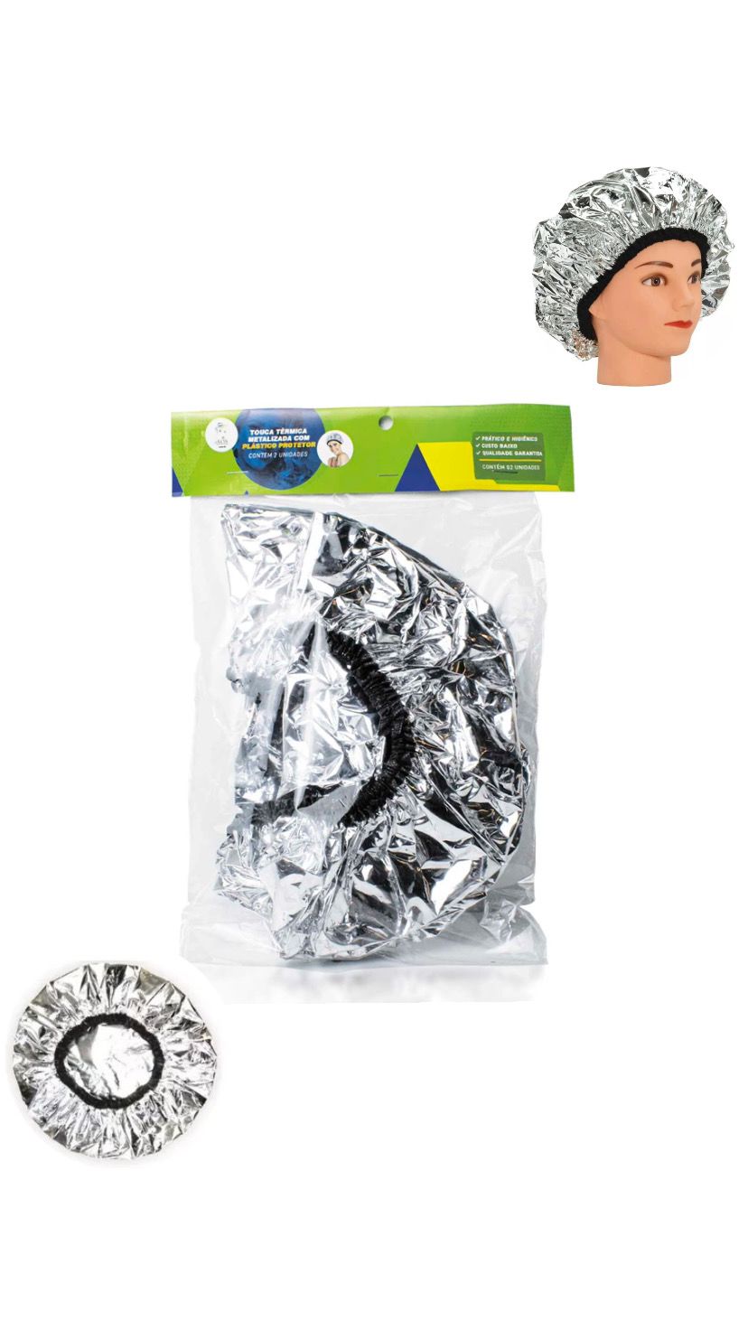 TOUCA TERMICA METALIZADA  1UND INVILA - Tudo para unhas em gel