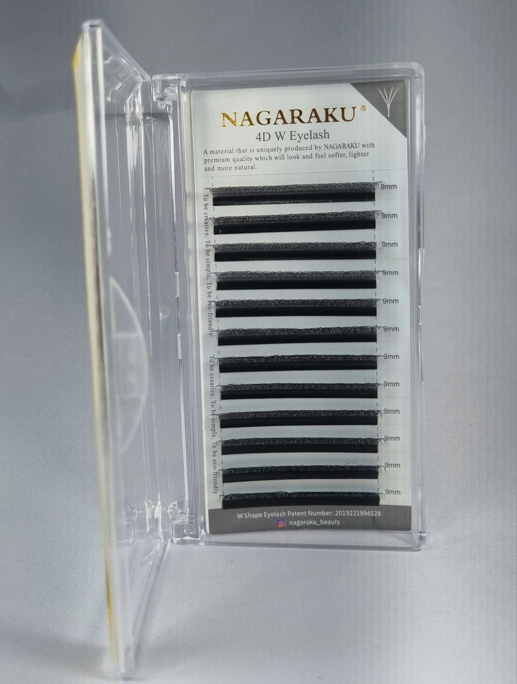 CILIOS NAGARAKU 4D 0.07 D 9MM INVILA - Tudo para unhas em gel