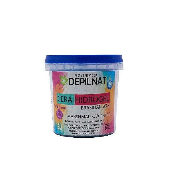 CERA HIDROGEL DE TUTTI-FRUTI 300G -DEPILNAT INVILA - Tudo para unhas em gel