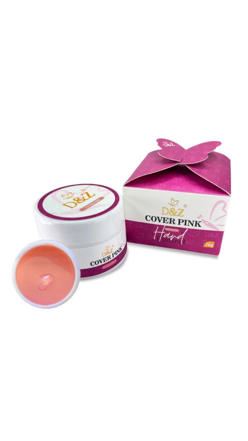 GEL COVER PINK HARD 18G -D&Z INVILA - Tudo para unhas em gel