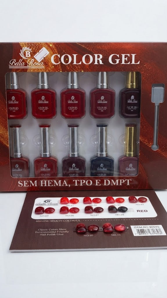 KIT ESMALTE EM GEL BELLA ROSA