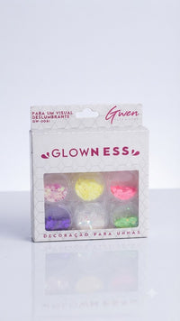 DECORAÇAO PARA UNHAS 6UNIDADES - GLOW NAILS
