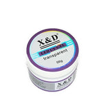 GEL X&D TRANSPARENTE 56g INVILA - Tudo para unhas em gel