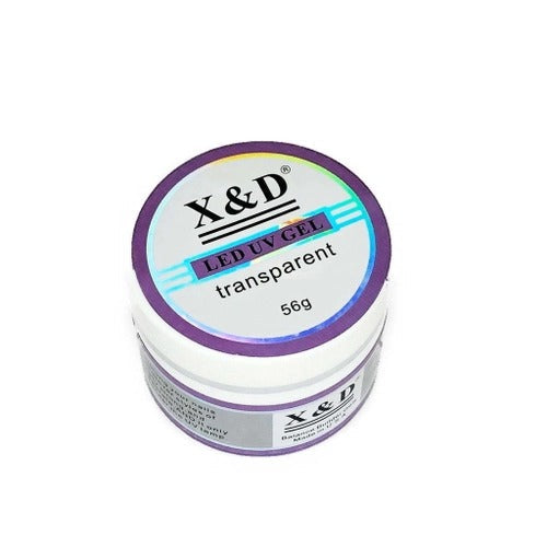 GEL X&D TRANSPARENTE 56g INVILA - Tudo para unhas em gel