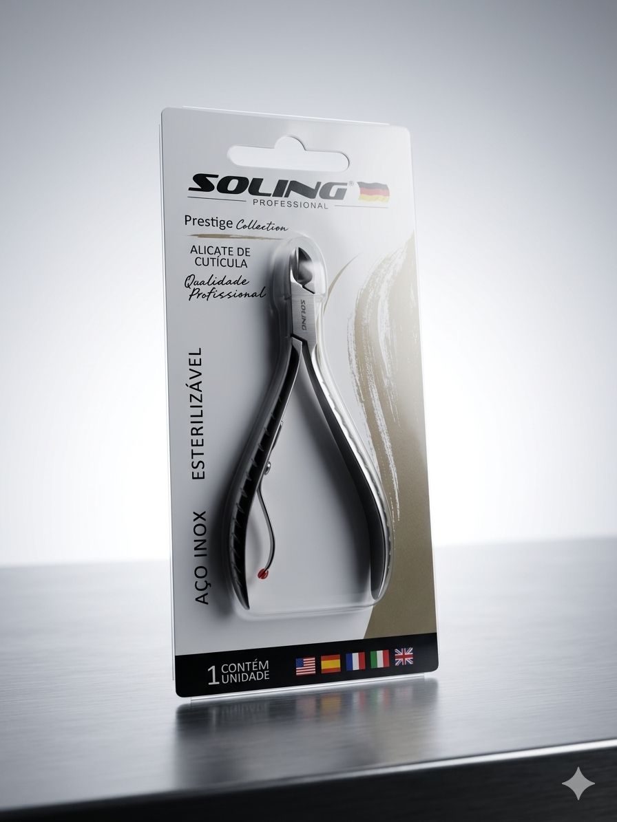 PRESTIGE COLLECTION ALICATE DE CUTÍCULA -SOLING – Ref.360