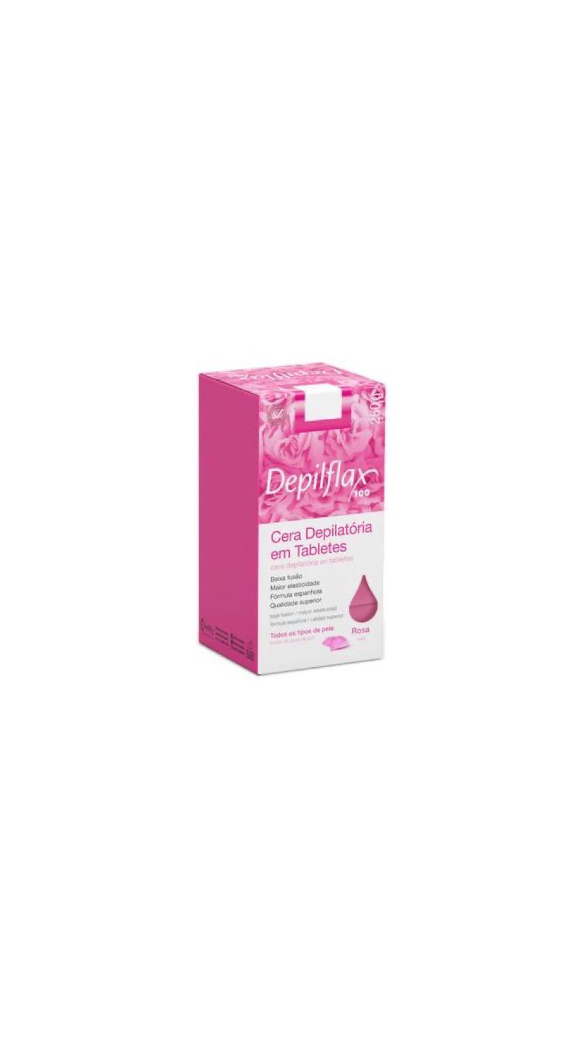 CERA DEPILATORIA EM TABLETES ROSA  250G -DEPILFLAX INVILA - Tudo para unhas em gel
