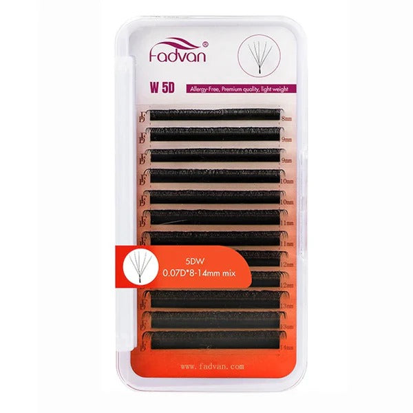 CILIOS FADVAN 5DW 0.07D MIX 8-14mm INVILA - Tudo para unhas em gel