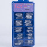 UNHAS POSTIÇAS 100UNIDADES ALMOND - GIRL FATALE
