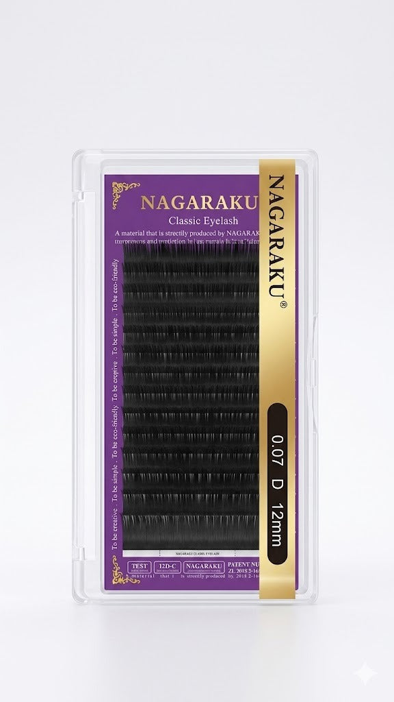 CÍLIOS 0.07D 12MM - NAGARAKU