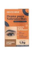 HENNA CASTANHO CLARO 1,5G –DELLA&DELLE INVILA - Tudo para unhas em gel