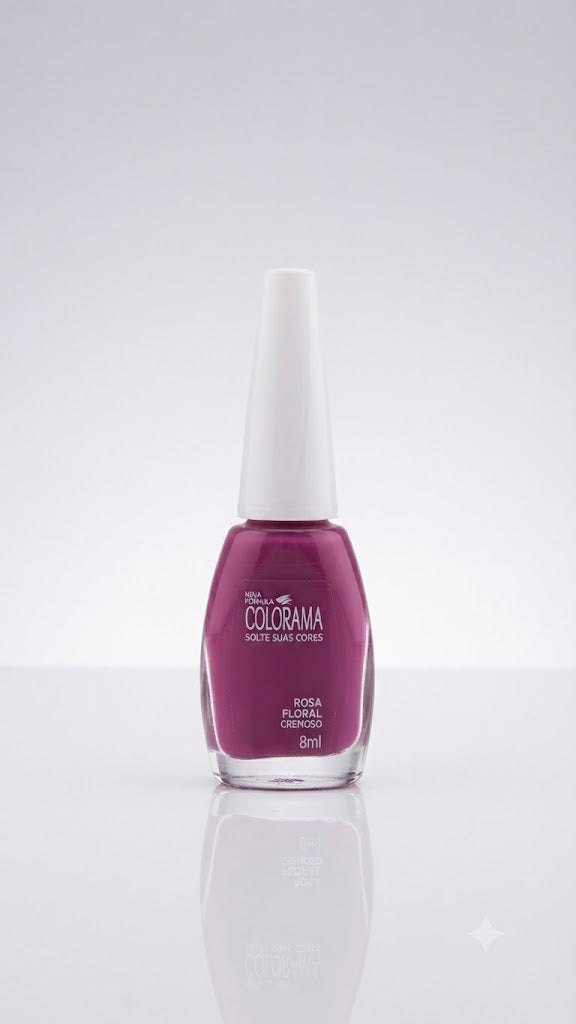 ESMALTE 8ML ROSA FLORAL - COLORAMA